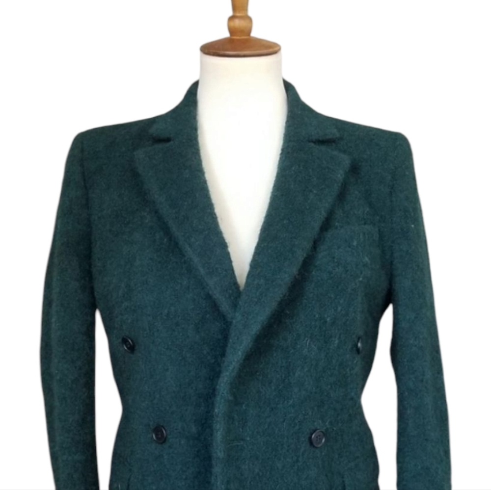 BLK DNM Cozy Textured Forest Wool Blazer